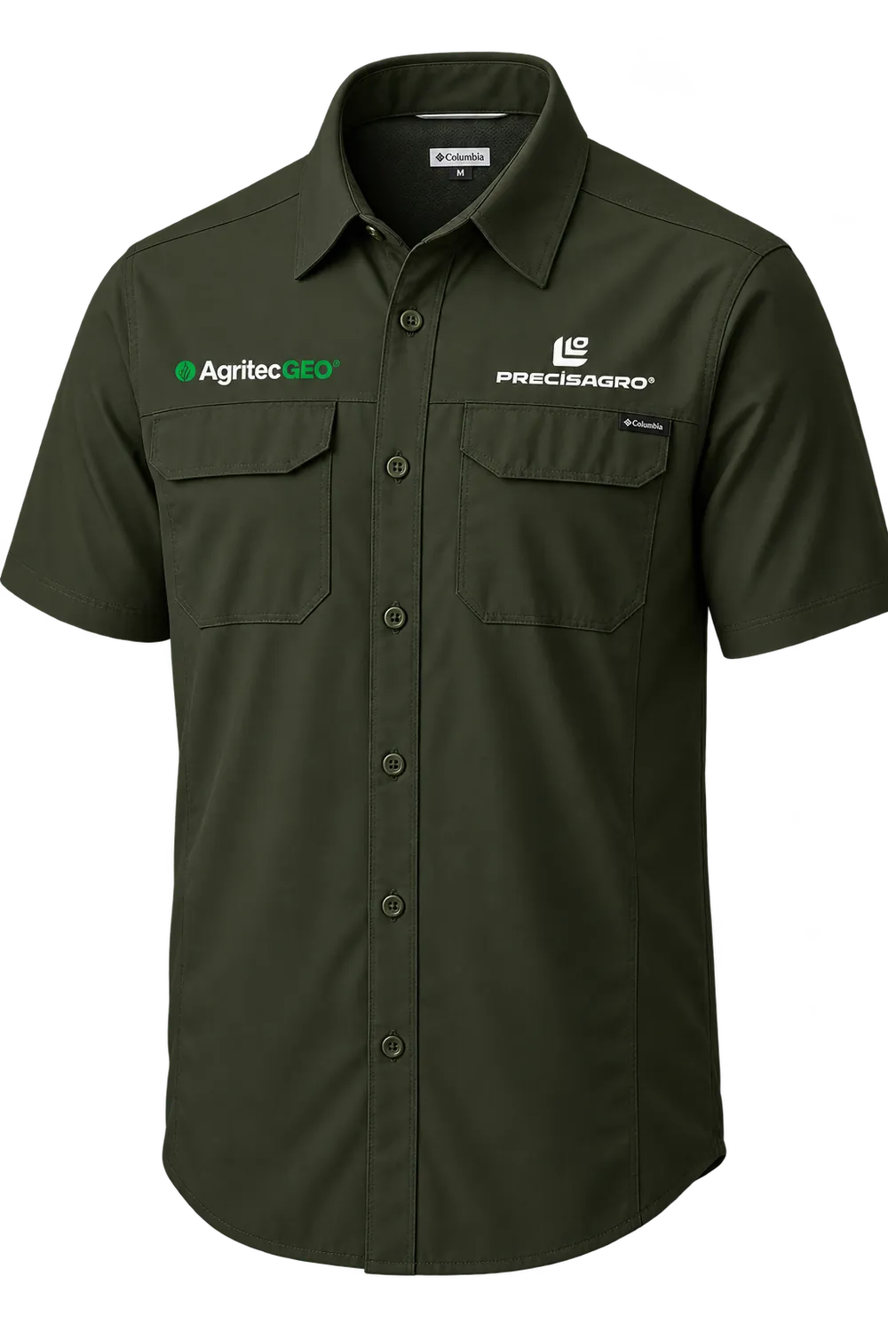 Camisa de trabajo personalizada para AgritecGEO y Precisagro